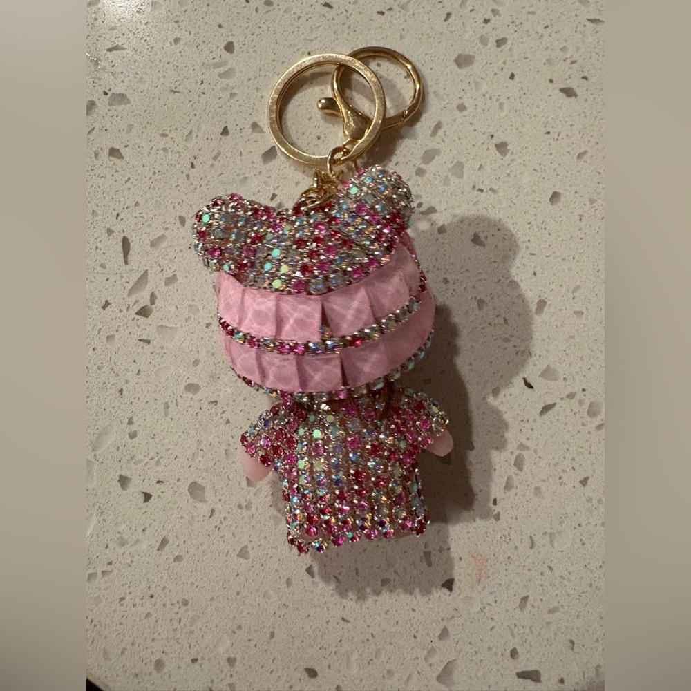 Monchichi Sparkling Pink Keychain - Picture 2 of 2